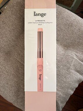 Lange Le Pirouette 32mm Titanium Rotating Curling Iron in Blush